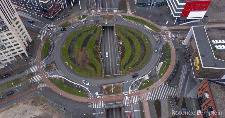 Rotonde Eemplein Amersfoort Drone